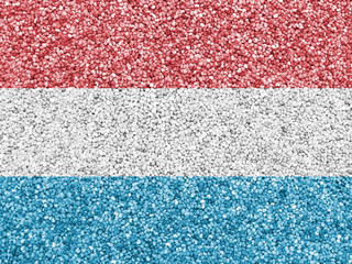 Fahne von Luxemburg auf Textur