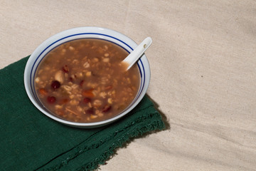 Chinese traditional food Laba porridge