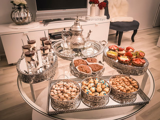 festive table setting