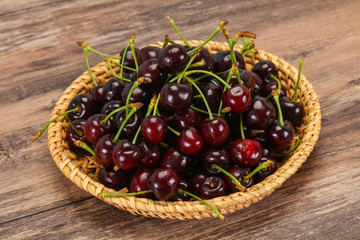 Ripe sweet tasty cherry  berry