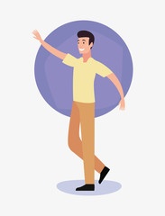 man character male casual clothes