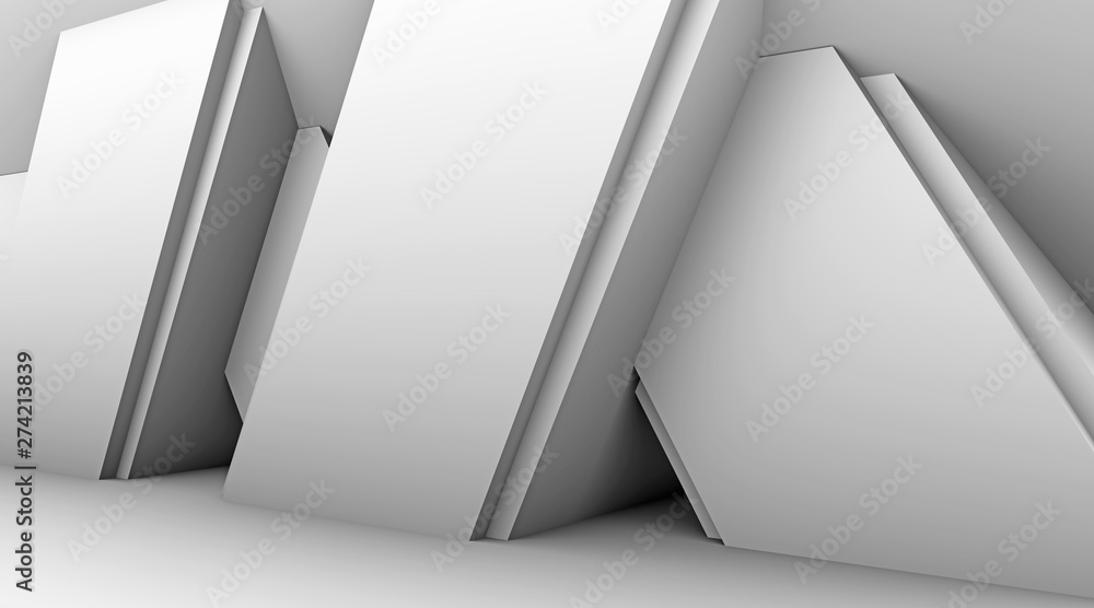 Poster abstract 3d rendering background