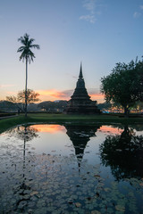 ASIA THAILAND SUKHOTHAI TEMPLE STUPA