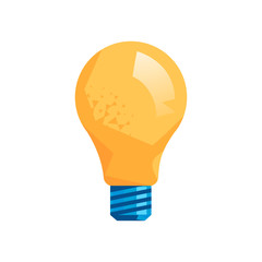 Light bulb icon for ideas