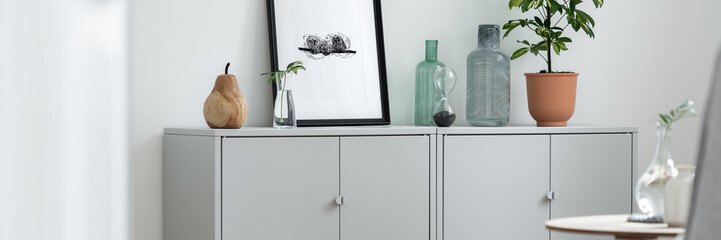 Interior with classic sideboard
