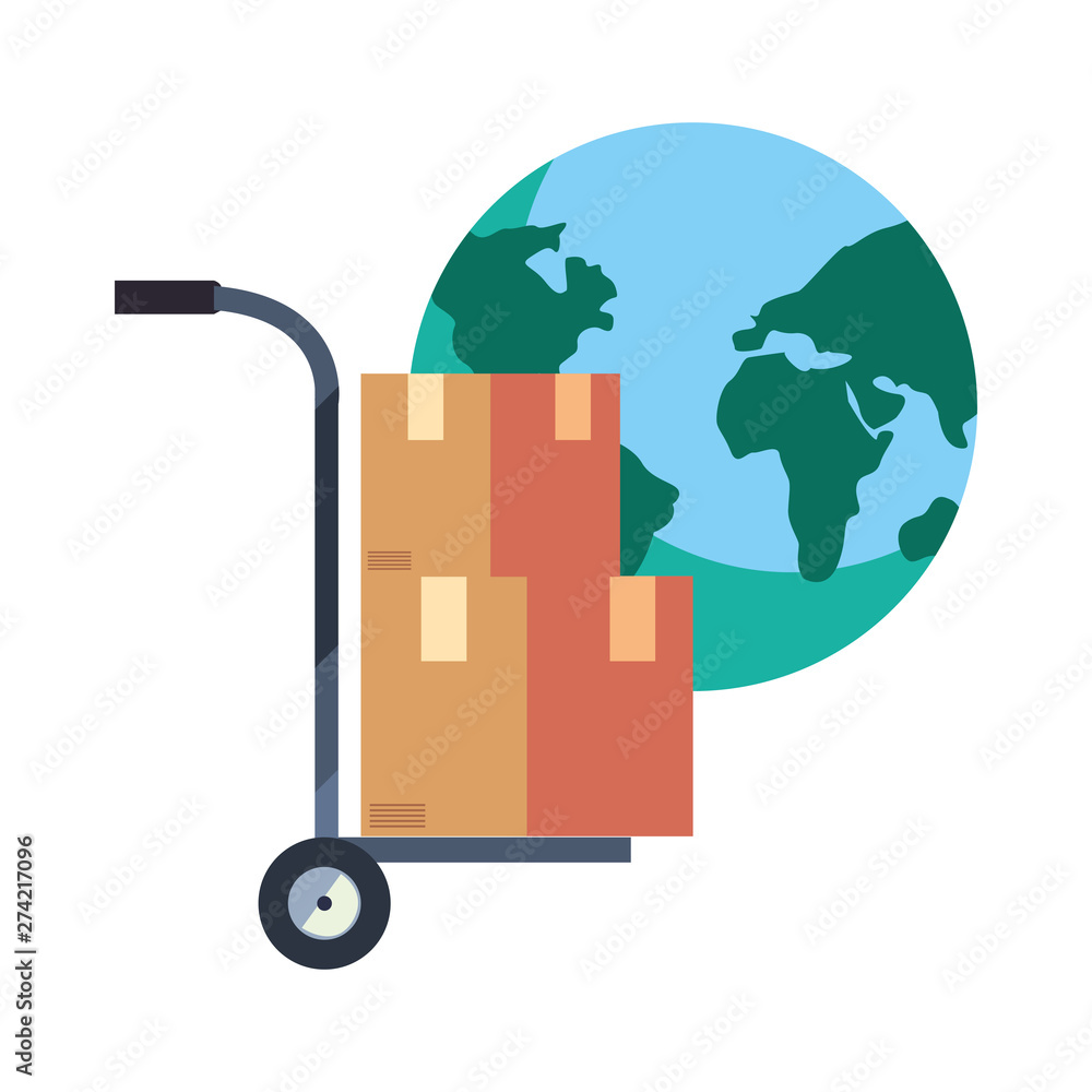 Canvas Prints fast delivery related icon vectorillustrate