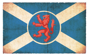 Grunge Flagge Isle of Skye (Schottland)