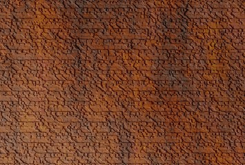 metal stuctured eroded rusty panel
