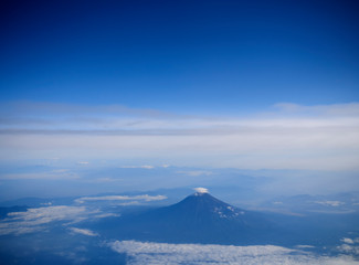 Fototapeta na wymiar Landscape of the sky with Mt.Fuji