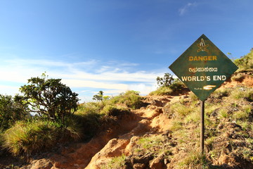 Sri Lanka - Horton Plains National Park - World`s end