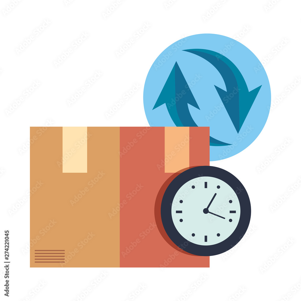 Canvas Prints fast delivery related icon vectorillustrate