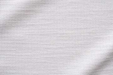 White cotton textile clothing fabric texture background