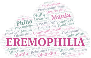Eremophilia word cloud. Type of Philia.