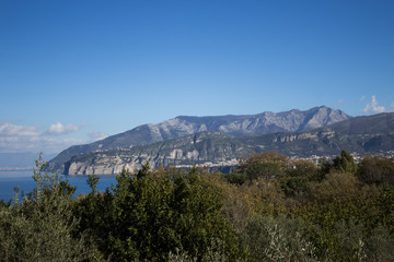 Naklejka premium Landscape of Pollino national park, a wide natural reserve in Basilicata and Calabria, Italy