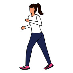 people running activity