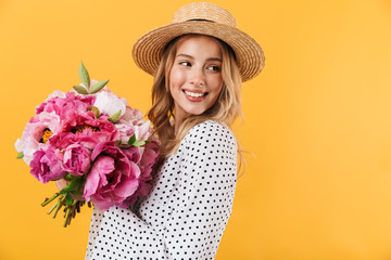 Portrait of a lovely young blonde girl