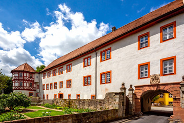 Fototapeta na wymiar Schloss in Tann in der Röhn 