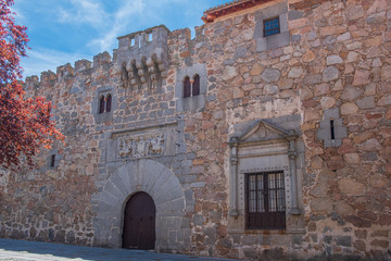Palacio de los Davila or Palacio de los Abrantes, Avila, Spain, main view of Palace