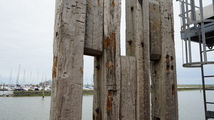 Poller am Hafen