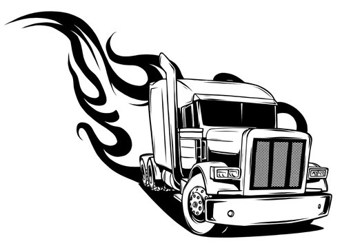 Free Semi Truck Svg Images SVG PNG EPS DXF File