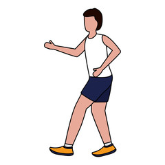 people running activity