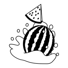 tropical fruits design