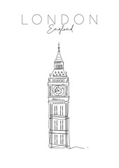 Poster UK Big Ben