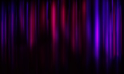 Empty stage background in purple color, spotlights, neon rays. Abstract background of neon lines and rays. Abstract background with lines and glow. Empty stage the reflection of neon lights