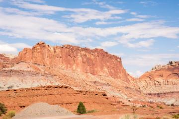 landscape on the Goblin state park in the united states of america