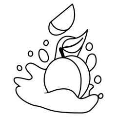 tropical fruits design