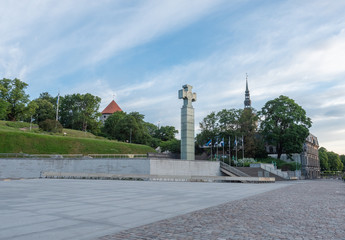 monument of freedom Tallinn Estonia