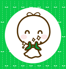 Teru teru bouzu : Rain Doll, Vector illustration