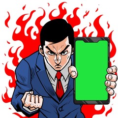 スマホビジネスマン