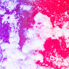 Full frame of pink natural bath bomb
