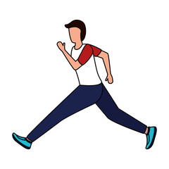 people running activity