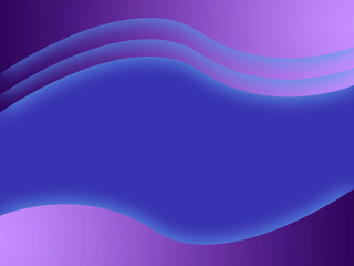 Abstract illustration of a blue to mauve background with graduated wavy lines. 