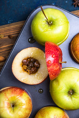 Baked apples as a healthy vegan sugar-free dessert