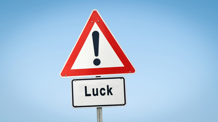 Street Sign to Luck