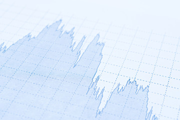 Naklejka premium Detail graphics stock exchange