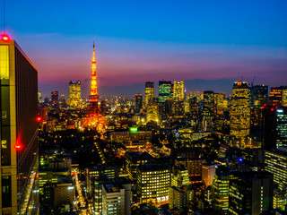 Tokyo tower in Japan
