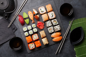 Japanese sushi set