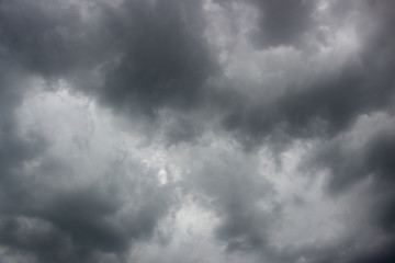 Light in the Dark and Dramatic Storm Clouds background
