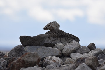 rocks and blue sky