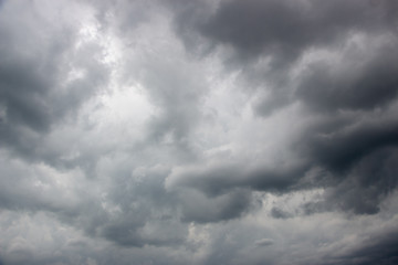 Light in the Dark and Dramatic Storm Clouds background