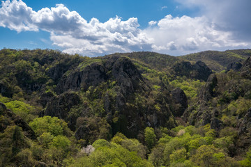 Naklejka premium View of the Birtvisi Canyon, Georgia