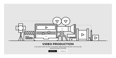 VIDEO PRODUCTION INFOGRAPHIC DESIGN