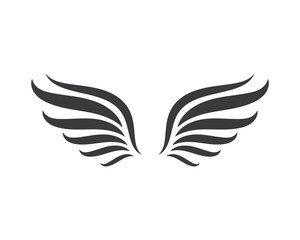 wing logo symbol icon vector illustration