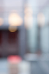 Unscharfer Hintergrund mit Bokeh und Lichtern