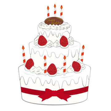 バースデーケーキ イラスト Stock Vector Adobe Stock バースデーケーキ イラスト Stock Vector Adobe Stock