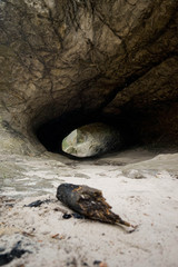 Tunnel, Höhle, Teufelsmauer, Dunkel, Grusel, Hintergrund